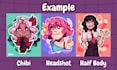 do digital art commission in my art style