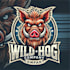 do modern wild hog head mascot logo design with express delivery