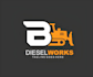 design simple diesel repair service logo