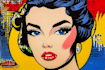 draw a retro pop art roy lichtenstein style