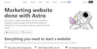 copy and clone landing page using HTML CSS js and react
