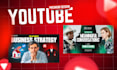 design stylish and modern youtube thumbnail