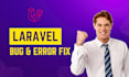fix laravel php bugs, laravel errors, and php laravel issues quickly