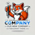 do create cartoon fox mascot logo with 1 day delivery