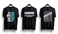 awesome custom typographic tshirt logo design