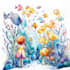 create watercolor illustrations for children book,