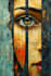 create magical abstract art, psychedelic, cubism digital artist