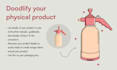 draw your product into doodle art illustration