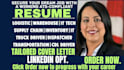 craft a logistics resume, sales and supply chain, IT support and project manager