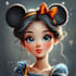 make  disney couple cartoon portrait