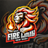 do make bold fire lion mascot logo with 1 day delivery