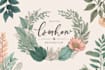 create beautiful hand drawn botanical boho logo