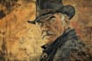 draw vintage illustration, distressed retro or comic art