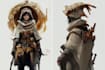draw a fantasy character ilustration