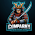 do make custom samurai mascot logo with express delivery