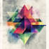 create abstract geometric digital art