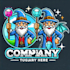 do create magical wizard mascot logo with express delivery