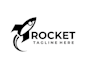 design high quality rocket logo with creative concepts