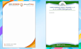 design ai generated arabic letterhead with calligraphy
