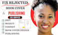 fix book cover, resize book cover, amazon kindle cover, error fix format