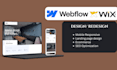 design webflow wix 3d animated website animated wix website redesign webflow wix