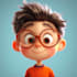 design 3d pixar style cartoon character