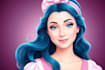 draw a beautiful disney style portrait
