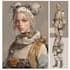 cerate a game character art and game character concept art