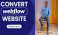 design  webflow websites figma to webflow webflow expert