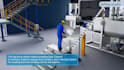create realistic 3d industrial animation for machines and technical process