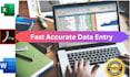 accurate and fast data entry services