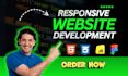 be HTML CSS static website maker or HTML landing page designer