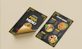 design a professional food menu card for restaurant and cafe
