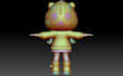 create renderforge 3d model 3d toy model bjd chibi cartoon for 3d printing
