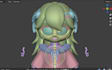 sculpt and model a cute 3d chibi character from 2d reference to 3d print ready