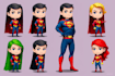 create an amazing superhero caricature character