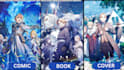 design anime manga comic cover art light novel cover design for webcomic webtoon