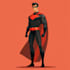 illustrate superhero character art