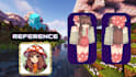 design a custom minecraft skin with unique details