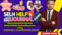 ghostwrite and design self help ebook, workbook, and journal using canva