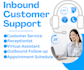 provide call center phone inbound answering support services
