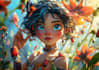 do a disney style cartoon character and anything