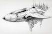 3d model high quality starships and spaceships