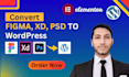 create custom website development with html css