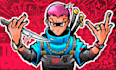 draw cartoon illustration punk y2k style mascot
