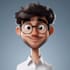 draw cute and funny cartoon caricature potrait