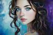 paint a realistic or fantasy portrait
