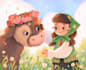 create children story book watercolor illustration