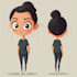 create cartoon character or avatar in vectors