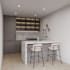 do kitchen interior design with 3d renderings